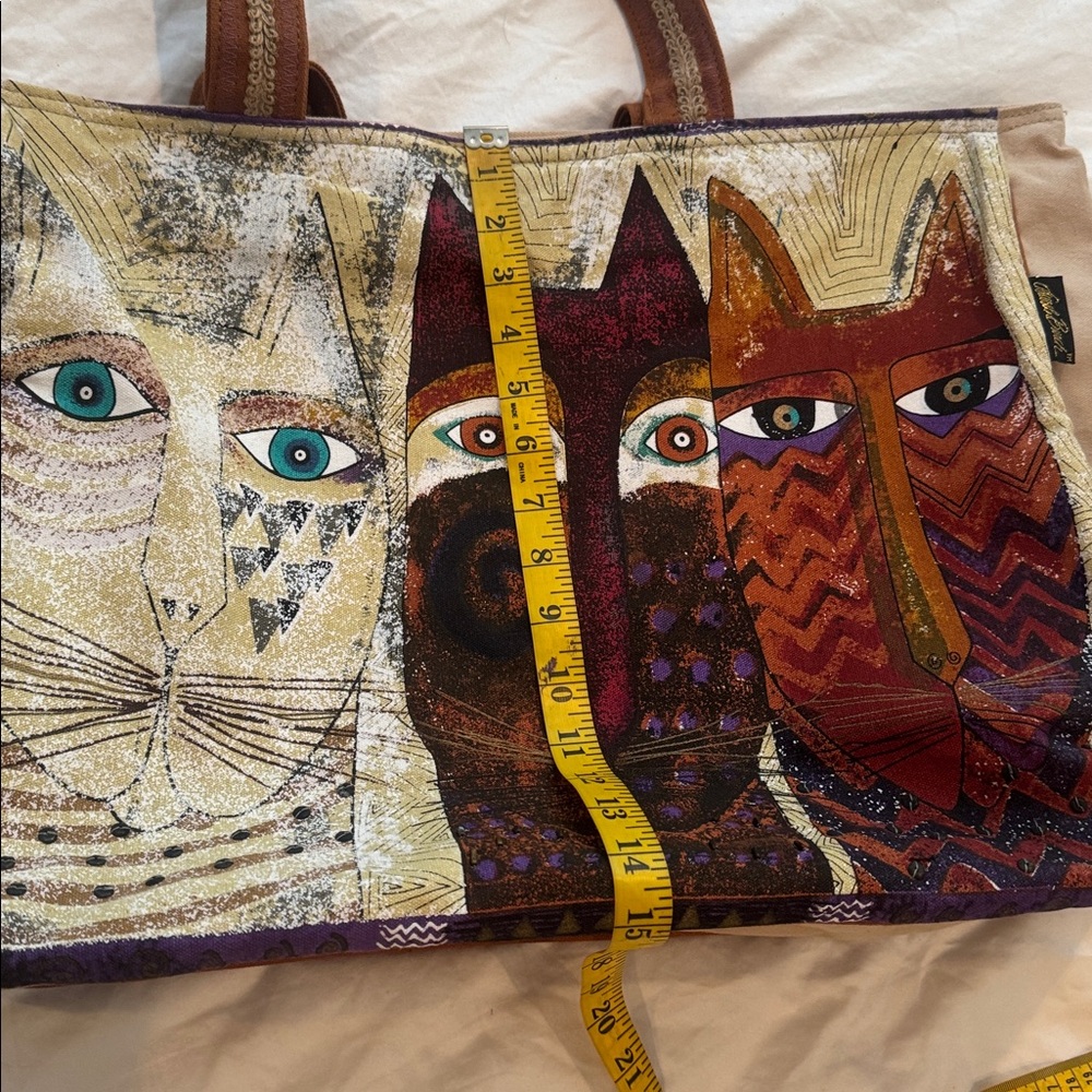 Laurel Burch NWT 🔥sale🔥Ancentral cats. Oversized bag - Picture 10 of 12